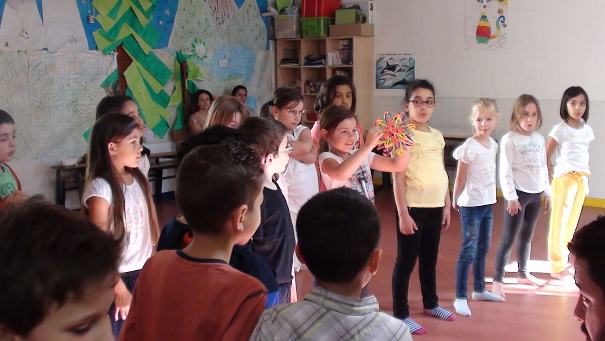 Students engaged in the programme